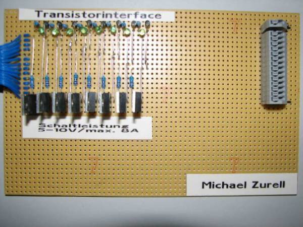 Transistorinterface von oben